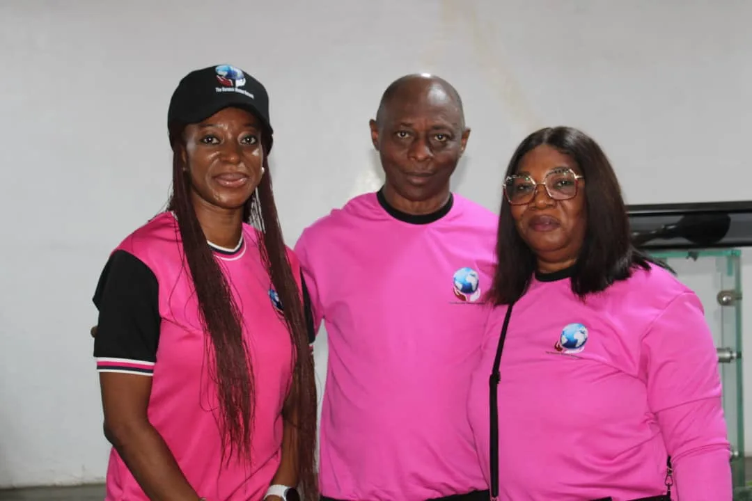 Three ministry leaders at a community outreach
